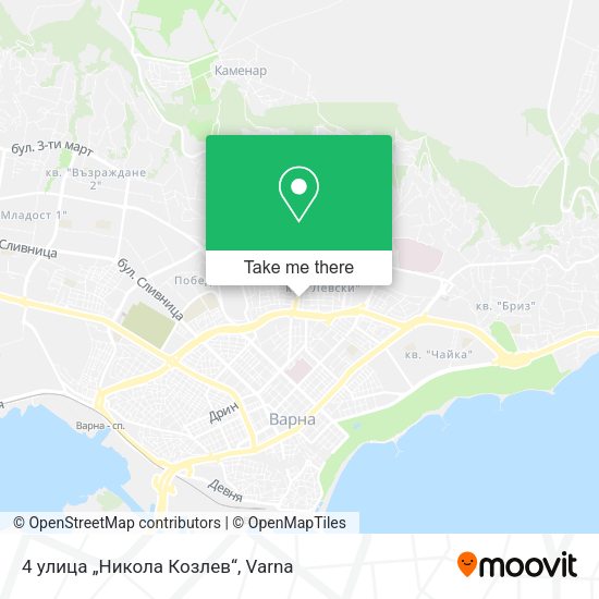 Карта 4 улица „Никола Козлев“