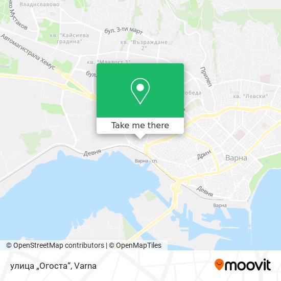 улица „Огоста“ map