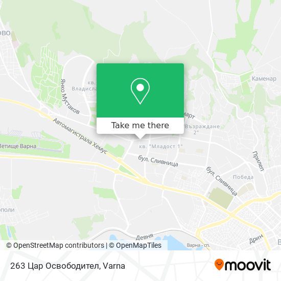 263 Цар Освободител map