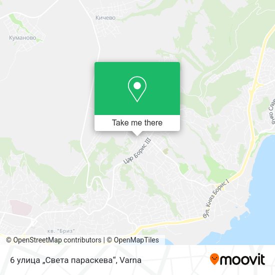 Карта 6 улица „Света параскева“