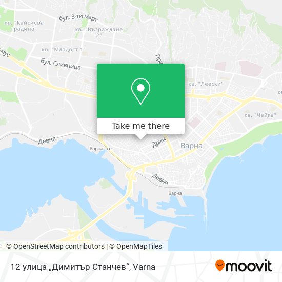 Карта 12 улица „Димитър Станчев“