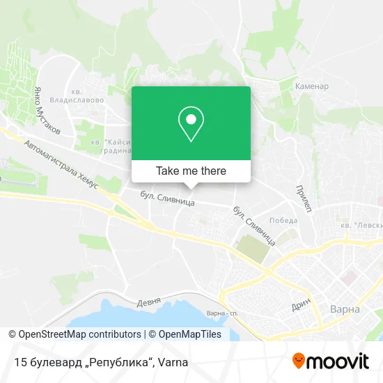 Карта 15 булевард „Република“