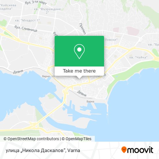 Карта улица „Никола Даскалов“