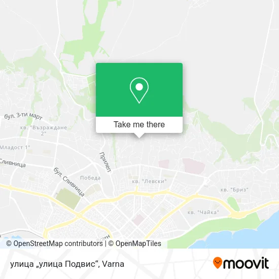 улица „улица Подвис“ map