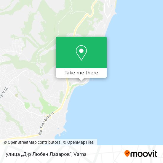 улица „Д-р Любен Лазаров" map