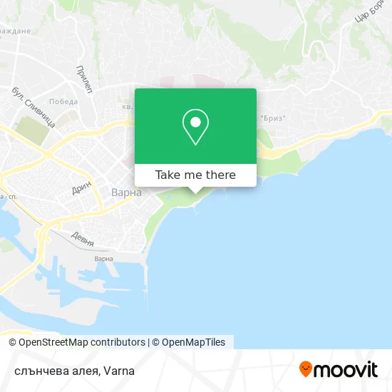 Карта слънчева алея