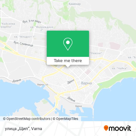 улица „Щип“ map