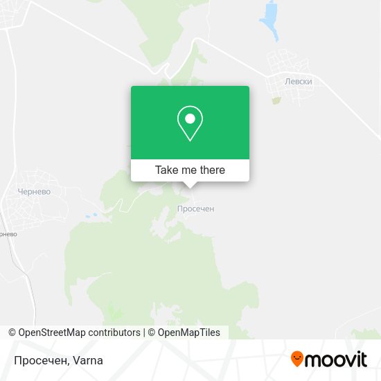 Карта Просечен