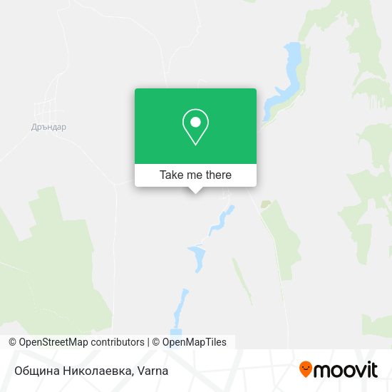 Карта Община Николаевка