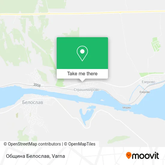 Карта Община Белослав