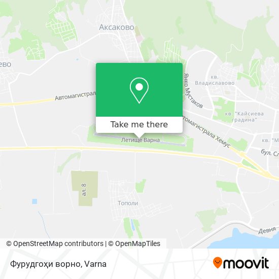 Фурудгоҳи ворно map