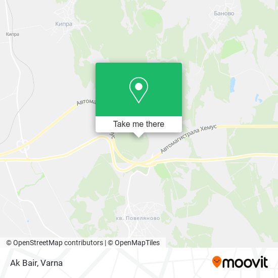 Ak Bair map