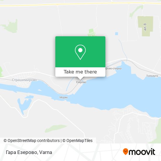 Карта Гара Езерово