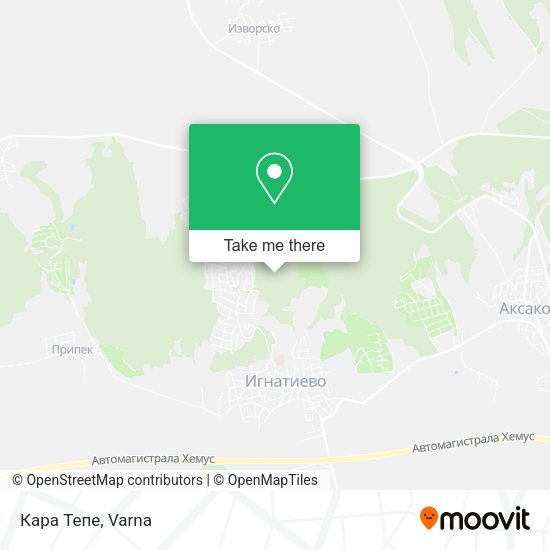 Карта Кара Тепе