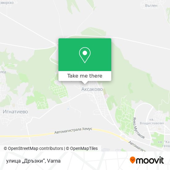 улица „Дръзки“ map
