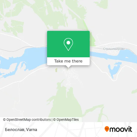 Карта Белослав