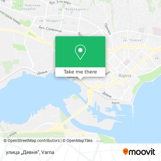 улица „Девня“ map