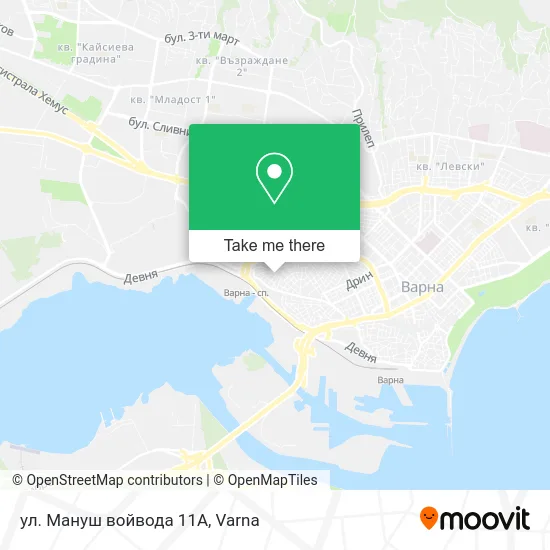 Карта ул. Мануш войвода 11А