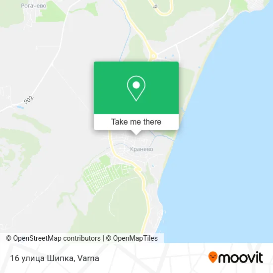 Карта 16 улица Шипка