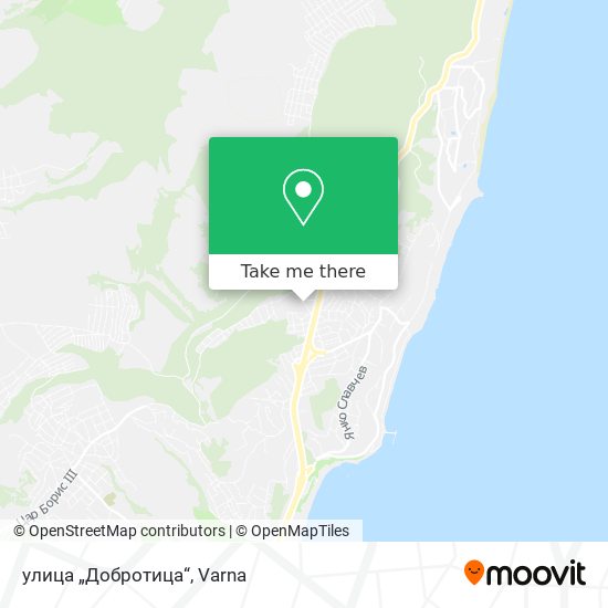 улица „Добротица“ map