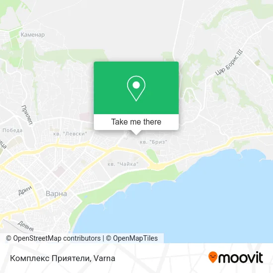 Карта Комплекс Приятели