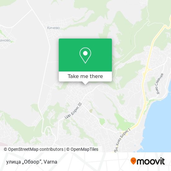 улица „Обзор“ map