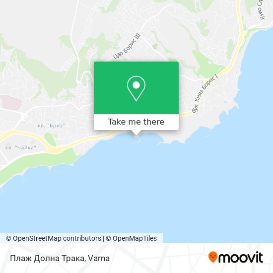 Плаж Долна Трака map