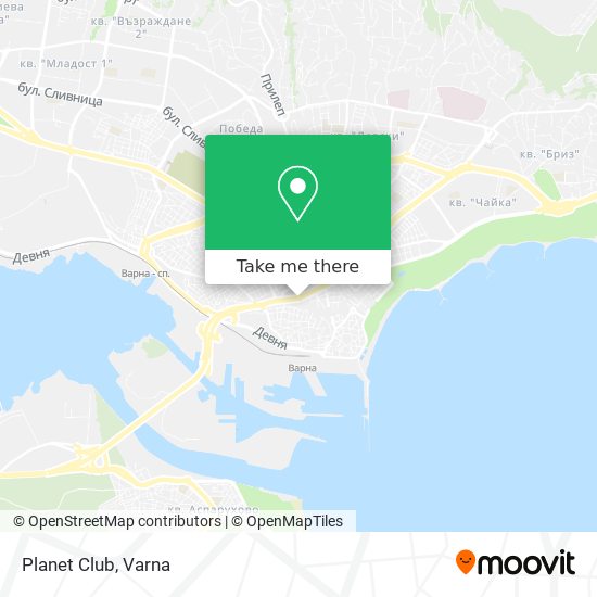 Planet Club map