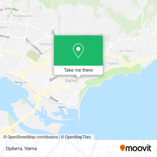 Карта Орбита