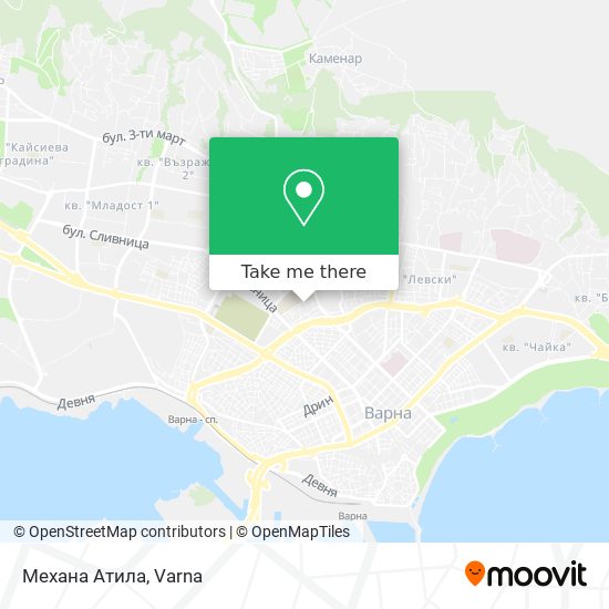 Механа Атила map