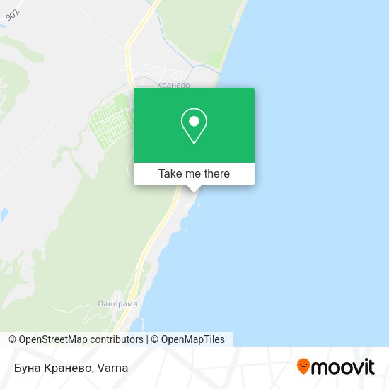 Карта Буна Кранево