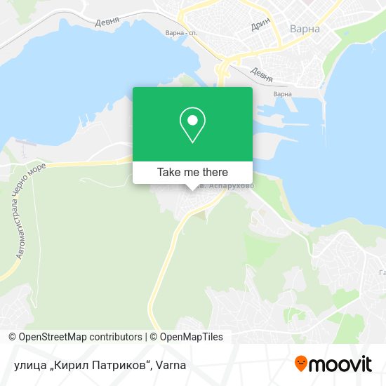 Карта улица „Кирил Патриков“