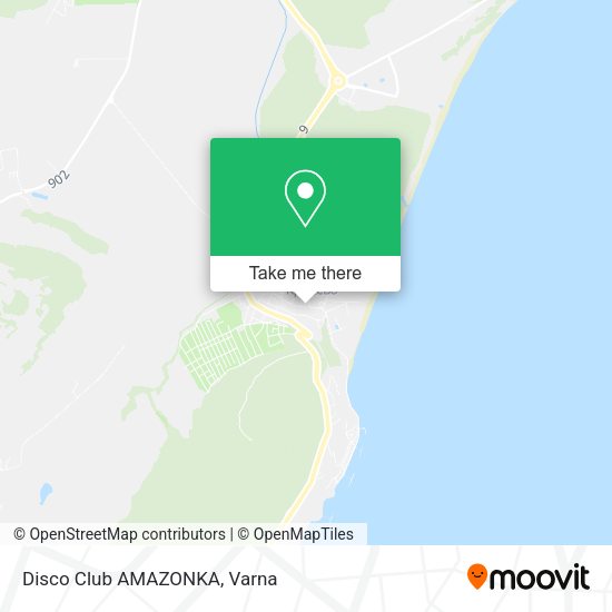 Disco Club AMAZONKA map