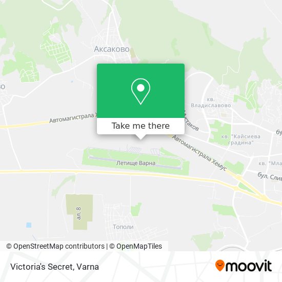 Victoria's Secret map
