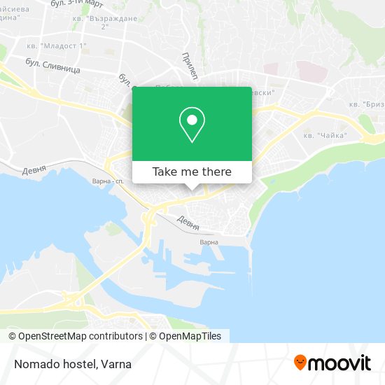 Nomado hostel map
