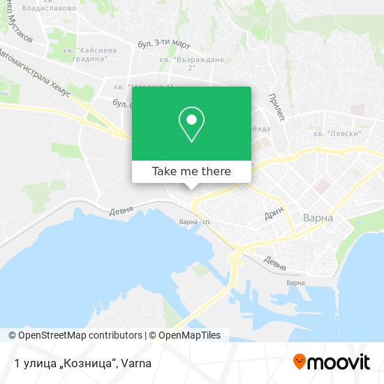 1 улица „Козница“ map
