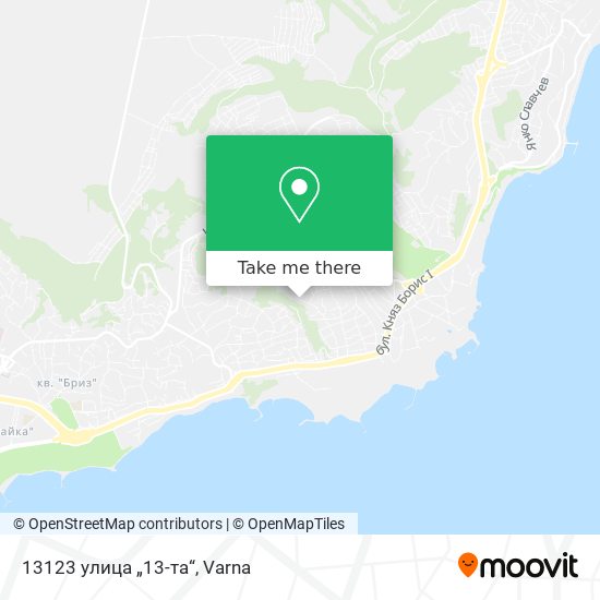 13123 улица „13-та“ map