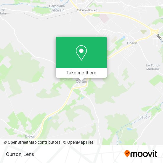Mapa Ourton