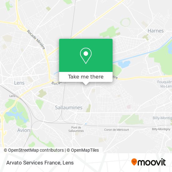 Mapa Arvato Services France