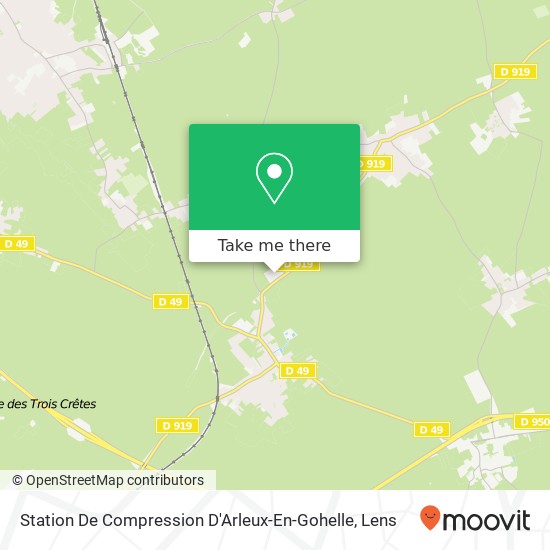 Mapa Station De Compression D'Arleux-En-Gohelle