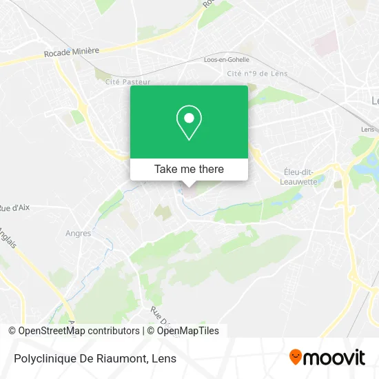 Polyclinique De Riaumont map