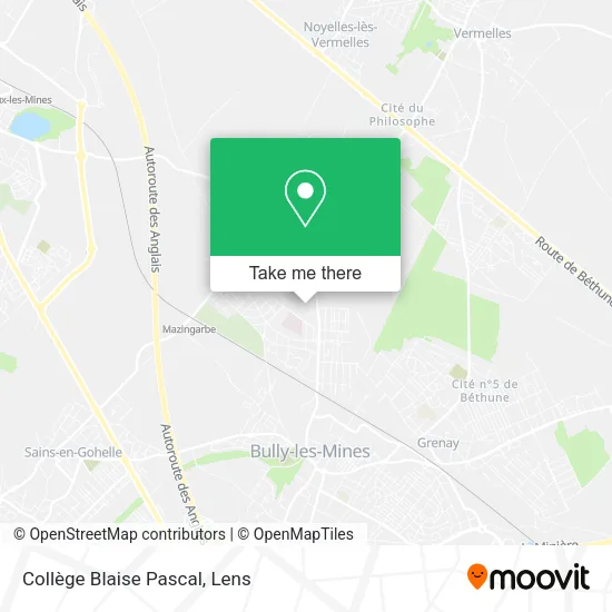 Collège Blaise Pascal map