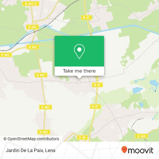 Jardin De La Paix map