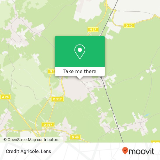 Credit Agricole map