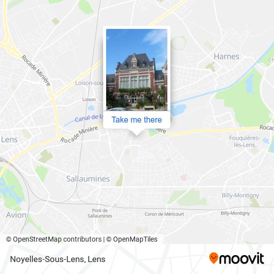 Noyelles-Sous-Lens map