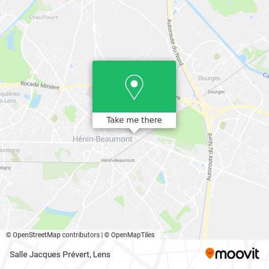 Salle Jacques Prévert map
