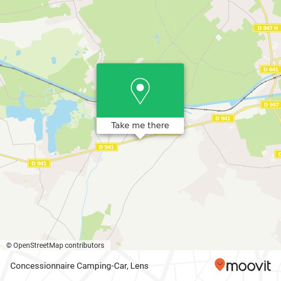 Mapa Concessionnaire Camping-Car