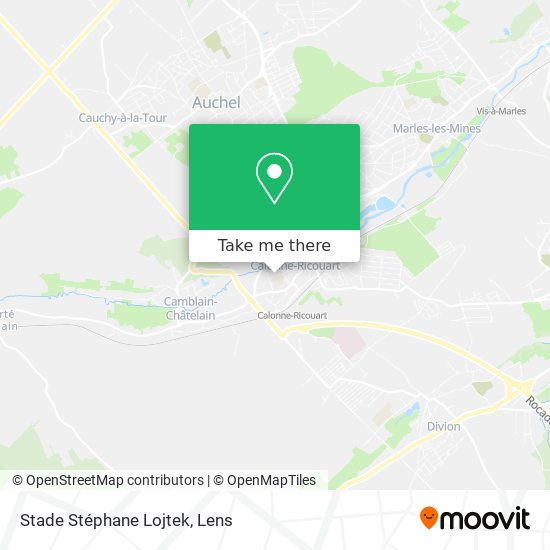 Stade Stéphane Lojtek map