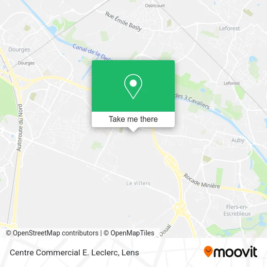 Centre Commercial E. Leclerc map
