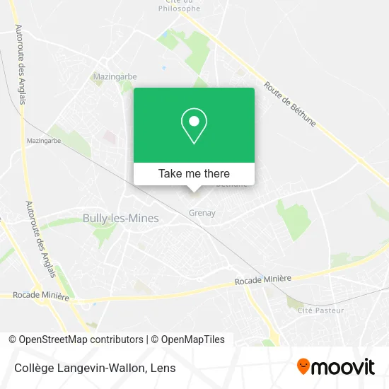 Collège Langevin-Wallon map